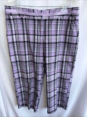 Izod plaid lavender capris. Size 12